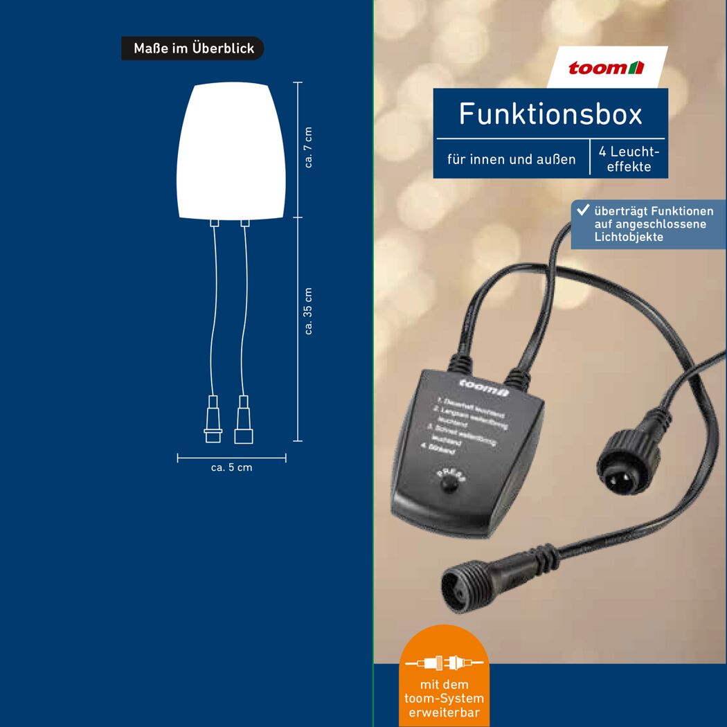 Funktionsbox für toom-System 5 x 42 cm