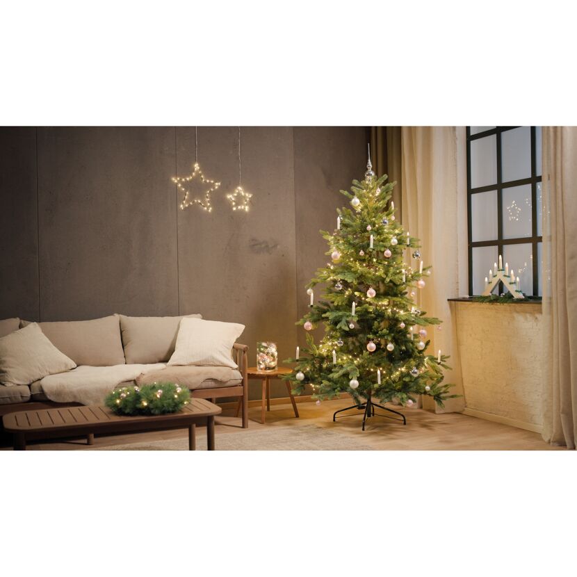 Künstlicher Weihnachtsbaum 'Fernie' dunkelgrün 155 cm