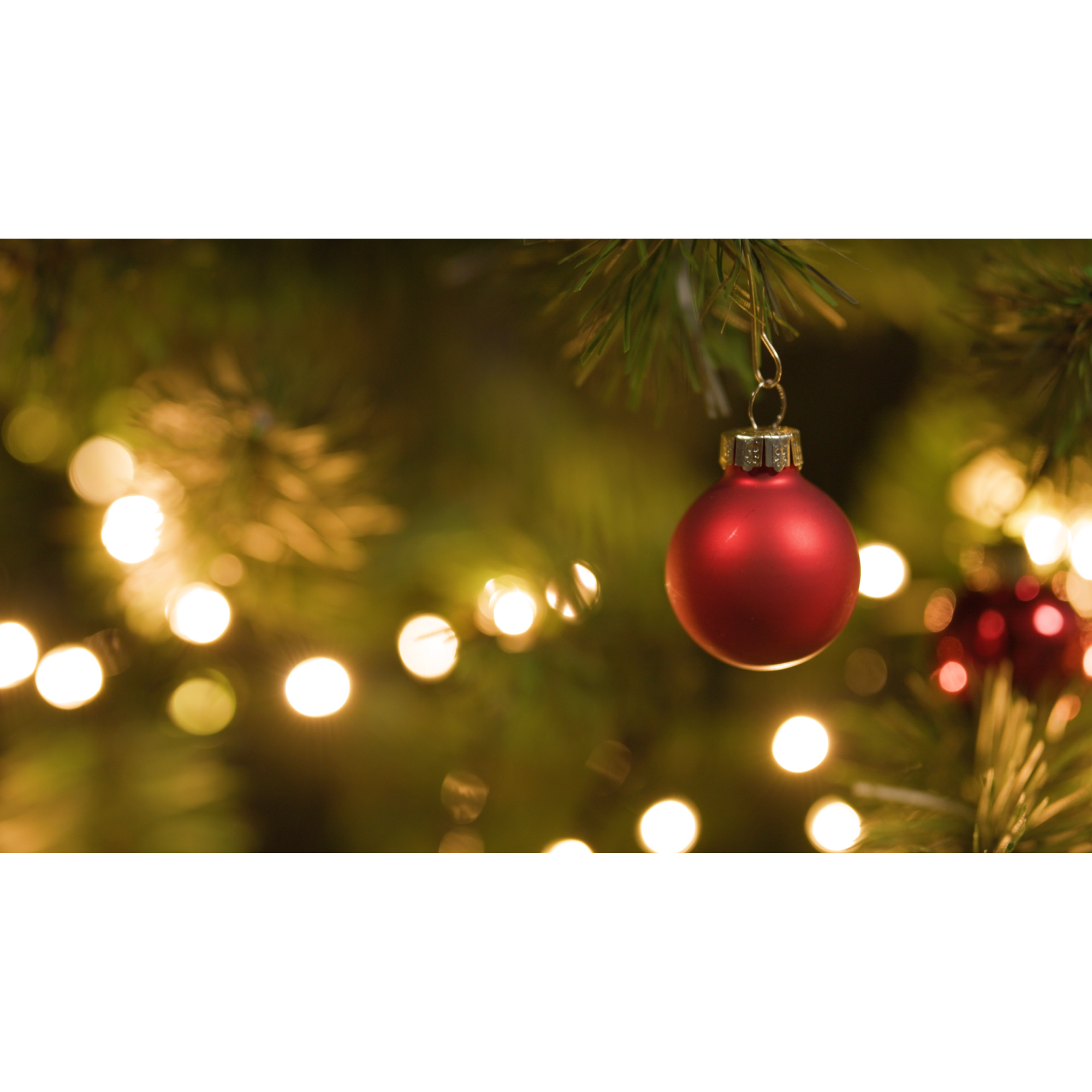 Christbaumschmuck rot Ø 3 cm 24 Stück