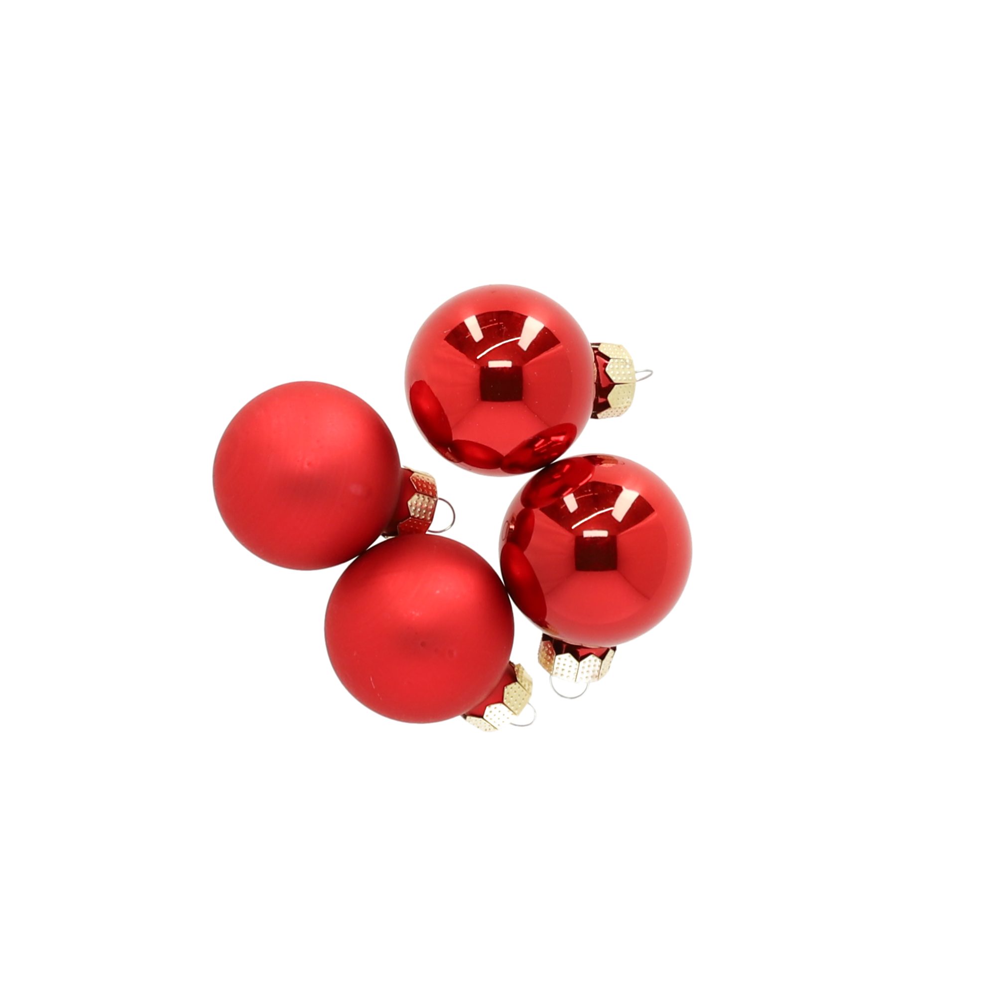 Christbaumschmuck rot Ø 3 cm 24 Stück