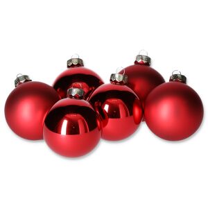 Christbaumschmuck rot Ø 3 cm 24 Stück