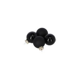Christbaumschmuck schwarz Ø 3 cm 24 Stück