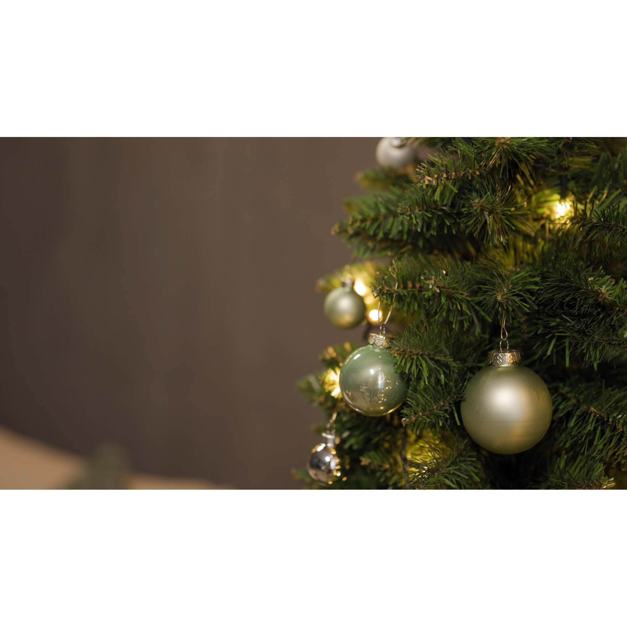 Christbaumschmuck mintgrün Ø 3 cm 24 Stück