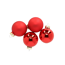 Christbaumschmuck rot Ø 4,5 cm 24 Stück