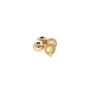 Christbaumschmuck goldfarben Ø 4,5 cm 24 Stück