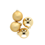 Christbaumschmuck goldfarben Ø 4,5 cm 24 Stück