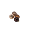 Christbaumschmuck braun/goldfarben Ø 5,7 cm 24 Stück