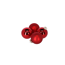 Christbaumschmuck rot Ø 7,5 cm 12 Stück