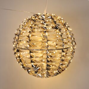 LED-Metallkugel warmweiß 30 x 30 x 30 cm