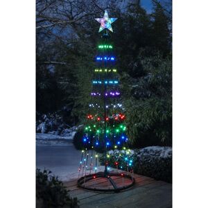 LED-Baum schwarz Ø 50 x 150 cm