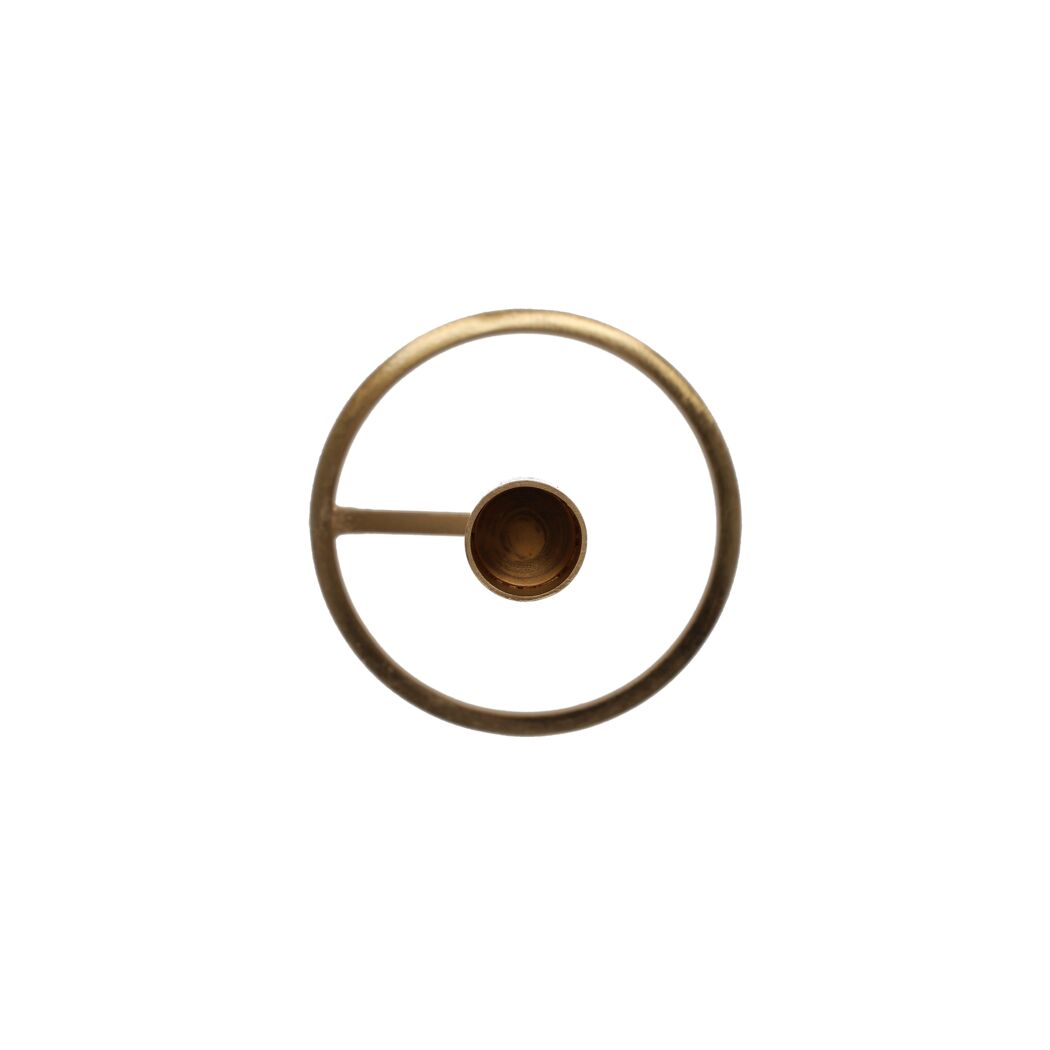 Kerzenhalter goldfarben 25 cm