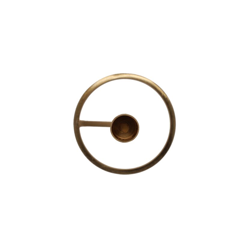 Kerzenhalter goldfarben 25 cm