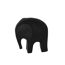 Dekofigur Elefant schwarz 15 cm