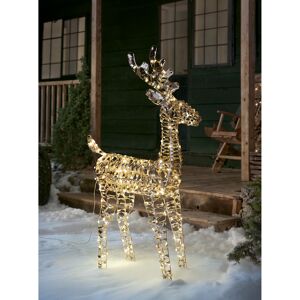 LED-Metallrentier warmweiß 22 x 80 x 53 cm