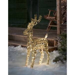 LED-Metallrentier warmweiß 14 x 60 x 36 cm