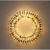 Goldener LED-Kranz