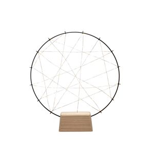 LED-Metallsilhouette 100 LEDs schwarz Ø 36 x 39,5 cm