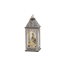 LED-Holzlaterne 'Kirche' 8 LEDs weiß 11 x 29 cm