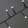 Schwarze Lichterkette mit LEDs