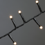 Schwarze Lichterkette mit LEDs
