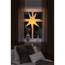 Weihnachtsstern am Fenster