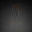 LED-Baummantel 300 LEDs bernsteinfarben 5 Stränge Ø 11 x 180 cm