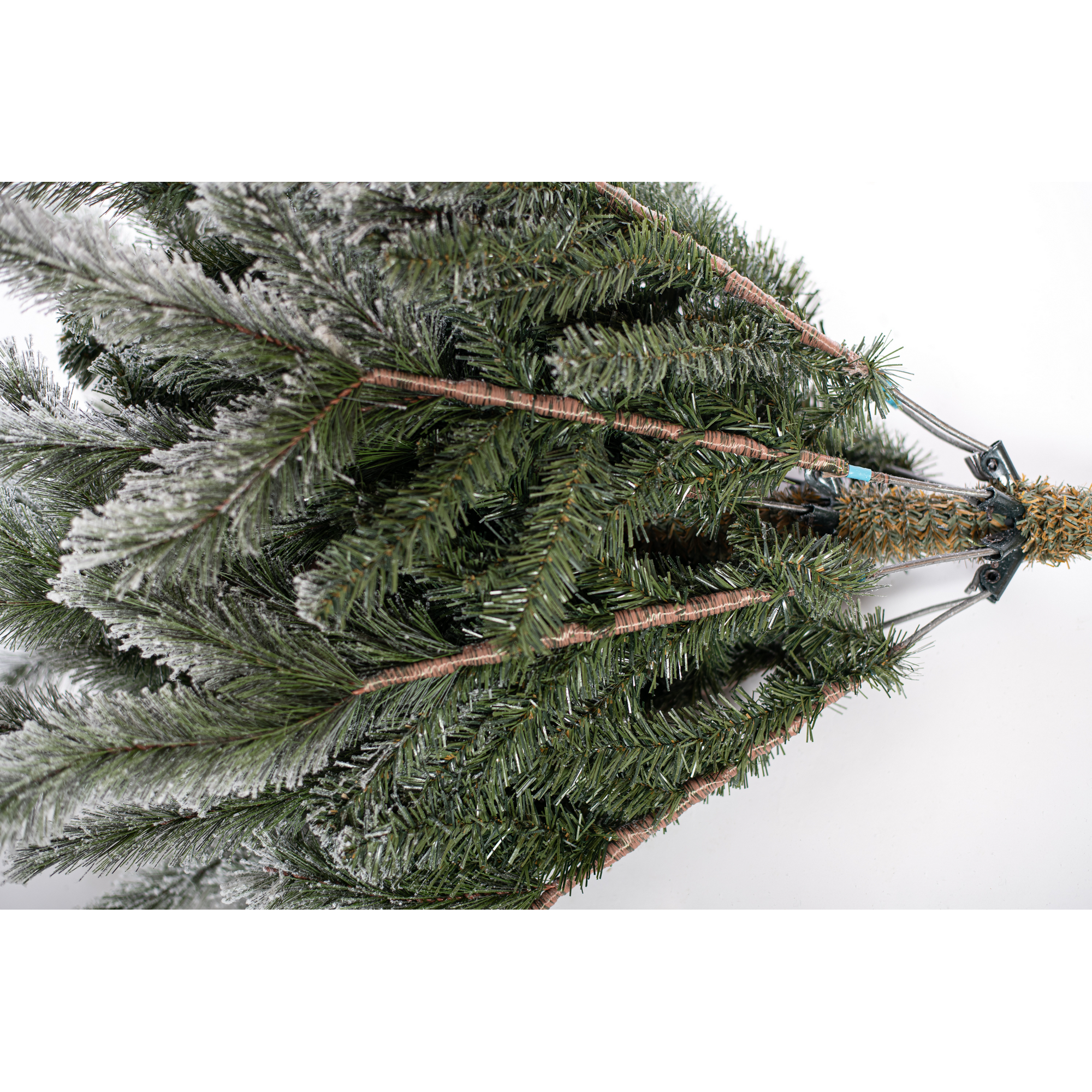 Künstlicher Weihnachtsbaum 'Cedar Frost Kiefer' grün/frosted Ø 114 x 210 cm + product picture