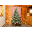 Künstlicher Weihnachtsbaum 'Frost Fichte' grün/frosted Ø 116 x 180 cm