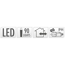 LED-Dekofigur Geschenk bunt 3 Stück