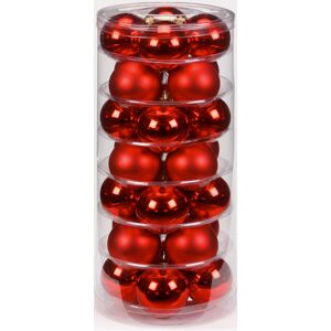 Christbaumkugeln rot 100 Stück