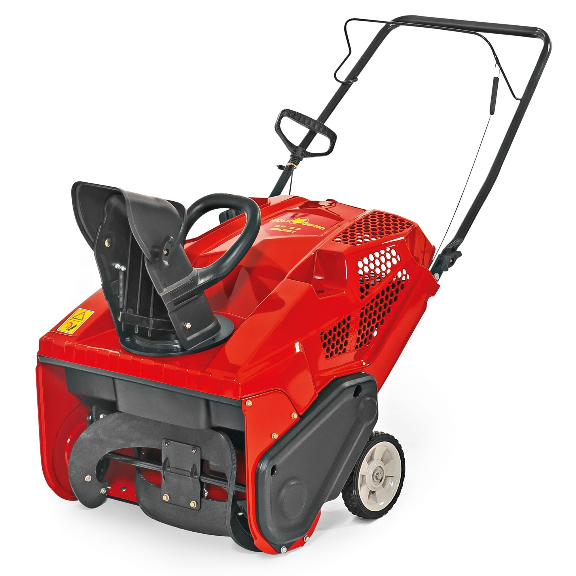 Rote Benzin-Schneefräse Wolf Garten Select SF 53