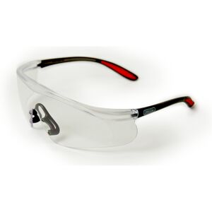 Schutzbrille schwarz/rot