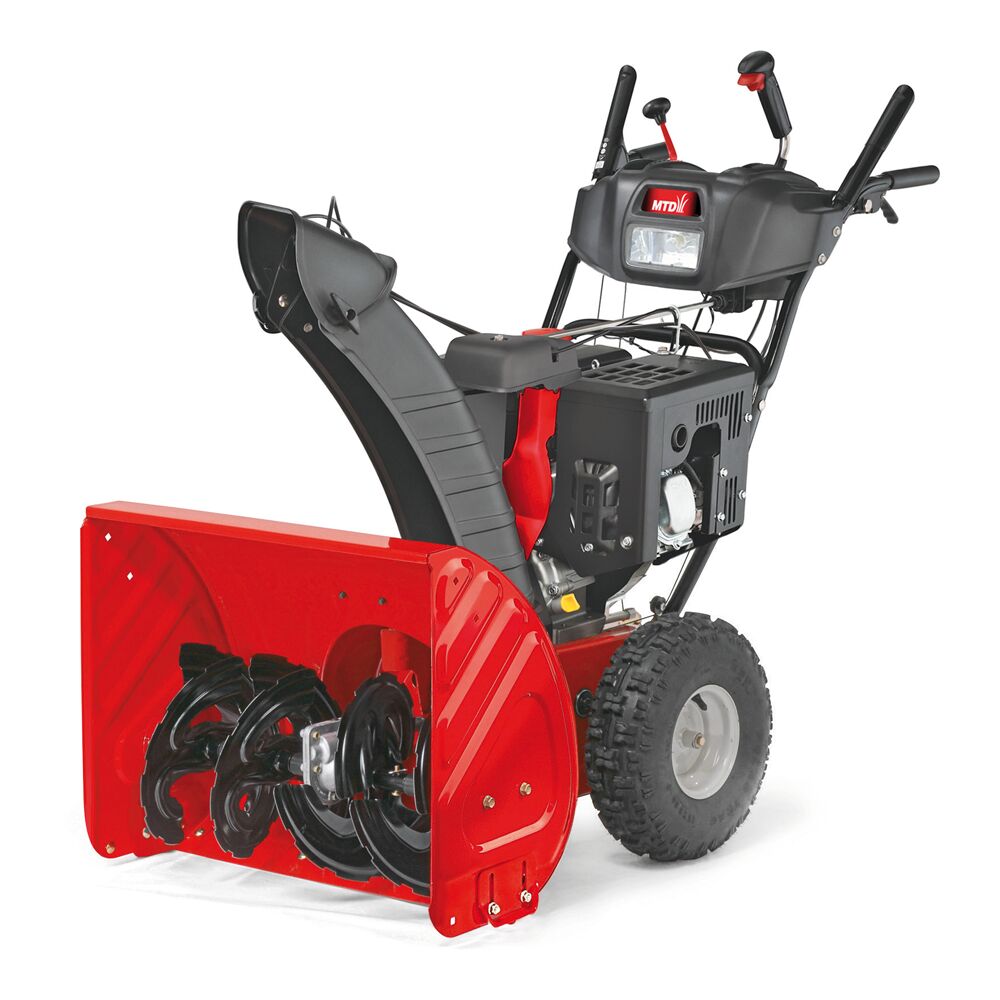 Rote MTD Schneefräse Optima ME 66