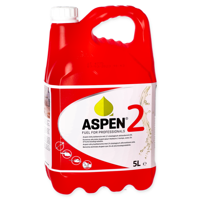 Bild von Alkylatbenzin 'Aspen 2' für 2-Takt-Motoren 5 l
