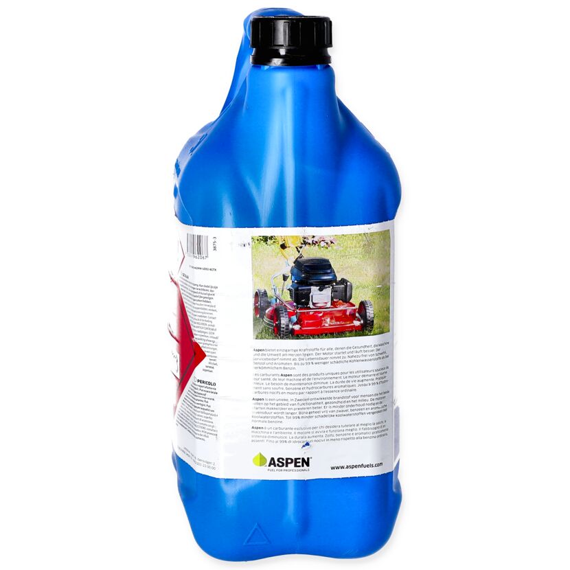 Blauer Kanister Aspen 4T Gemisch