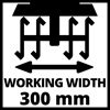 Arbeitsbreite 300 mm