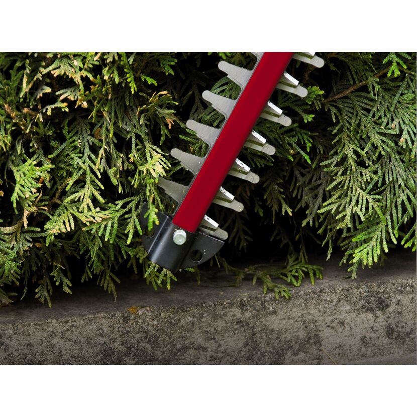 Akku-Heckenschere GE-CH 1846 Li Solo beim Schneiden einer Hecke