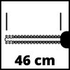 Akku-Heckenschere 'GC-CH 1846 Li-Solo' 46 cm 18 V ohne Akku