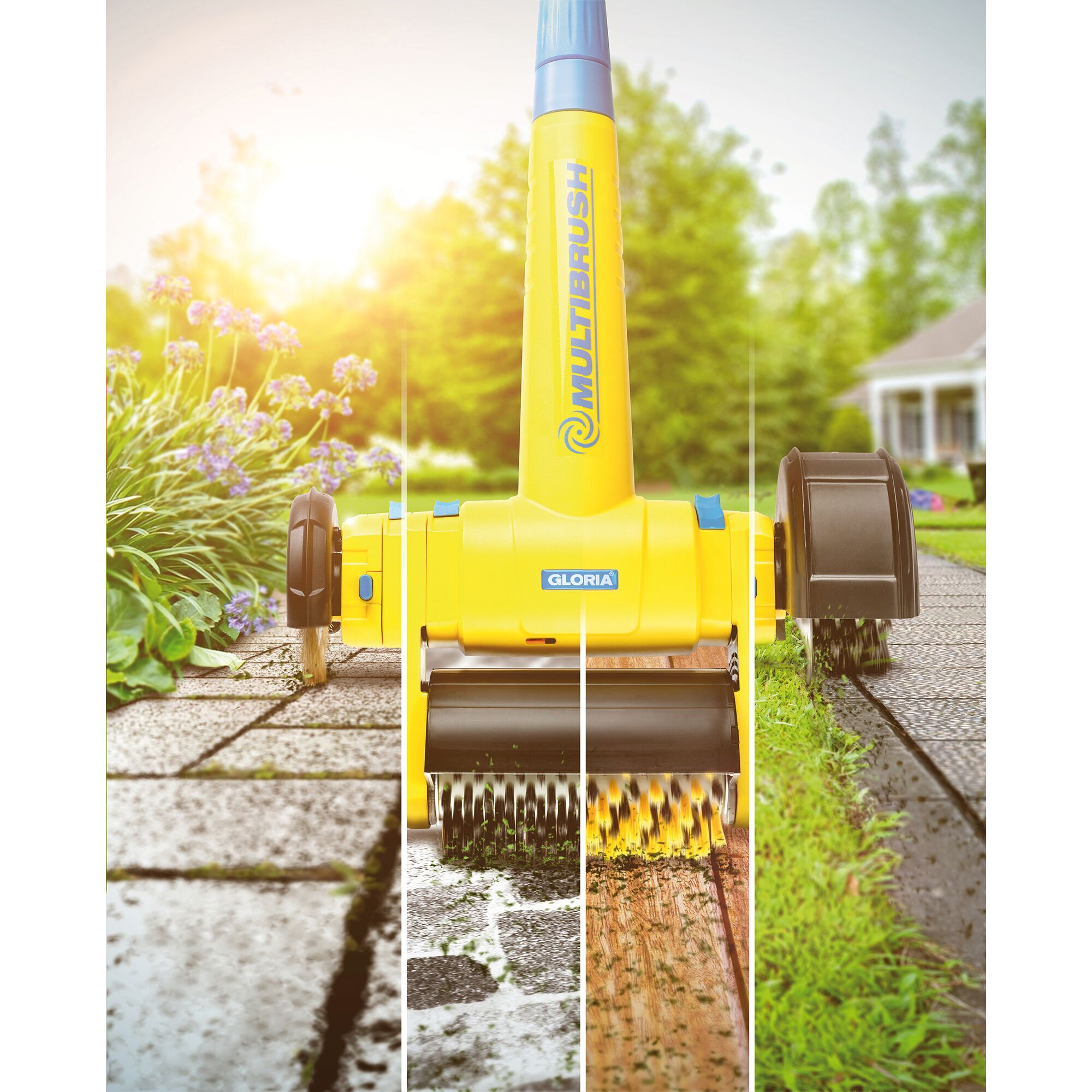 GLORIA MultiBrush reinigt verschiedene Oberflächen