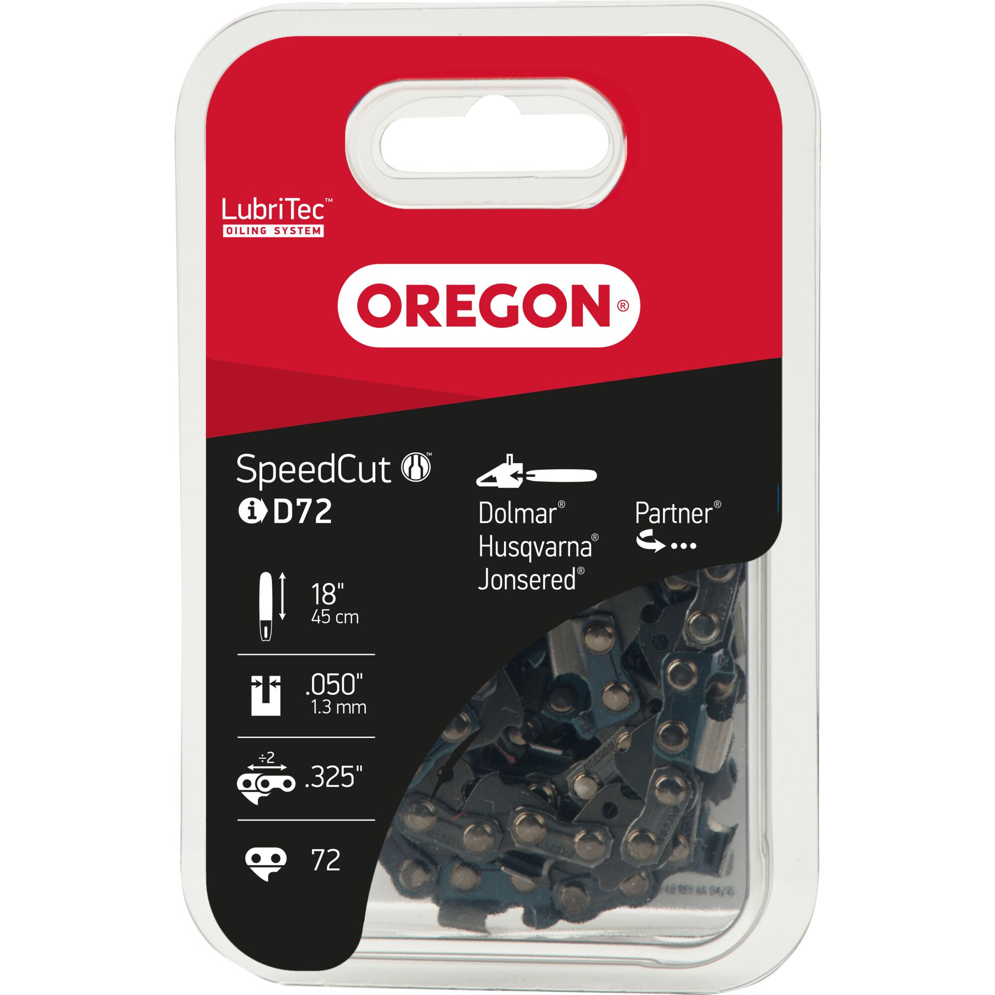 Oregon Sägekette SpeedCut D72, 45 cm, 72 Treibglieder
