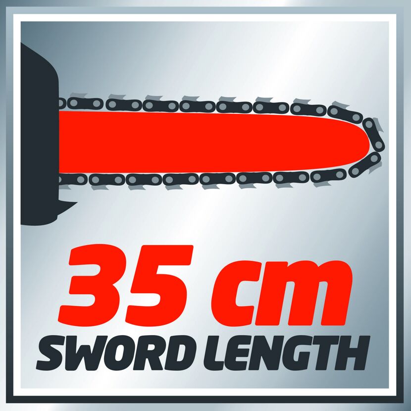 Kettensäge mit 35 cm Schwertlänge