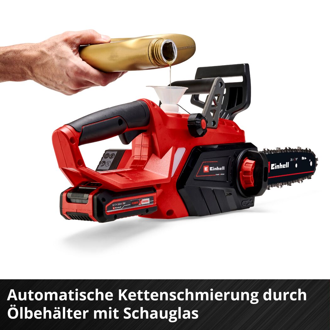 Akku-Kettensäge 'GE-LC 18/25 Li-Solo' ohne Akku 18 V 25 cm