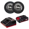 Einhell Akku-Fugenreiniger GE-CC 18 Li Kit mit Zubehör