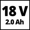 18 V, 2,0 Ah