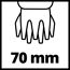 Schnittbreite 70 mm
