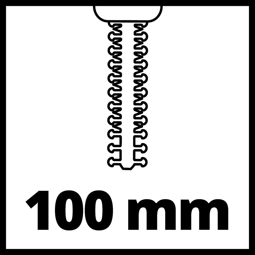 Schnittlänge 100 mm