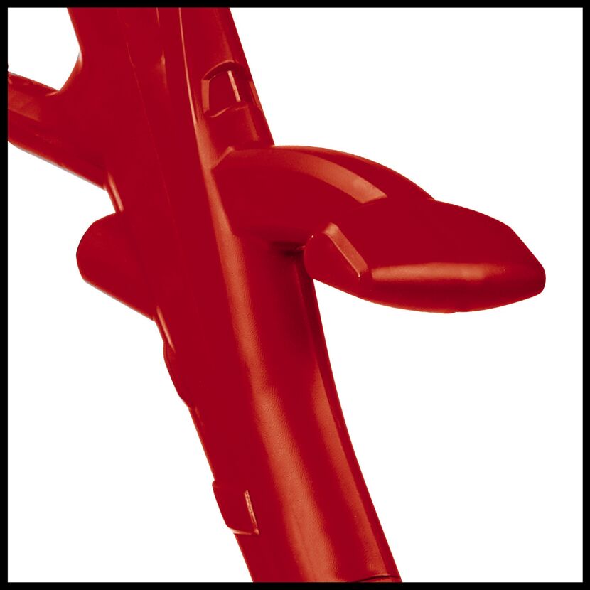 Nahaufnahme des roten Rasentrimmers GC-ET 2522