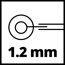 Schnittbreite 1,2 mm