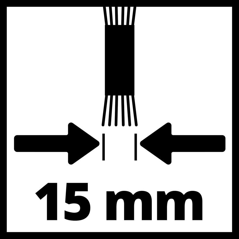 Ersatzbürste für Akku-Fugenreiniger Stahl Ø 10 cm