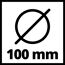 Ersatzbürste für Akku-Fugenreiniger Nylon Ø 10 cm